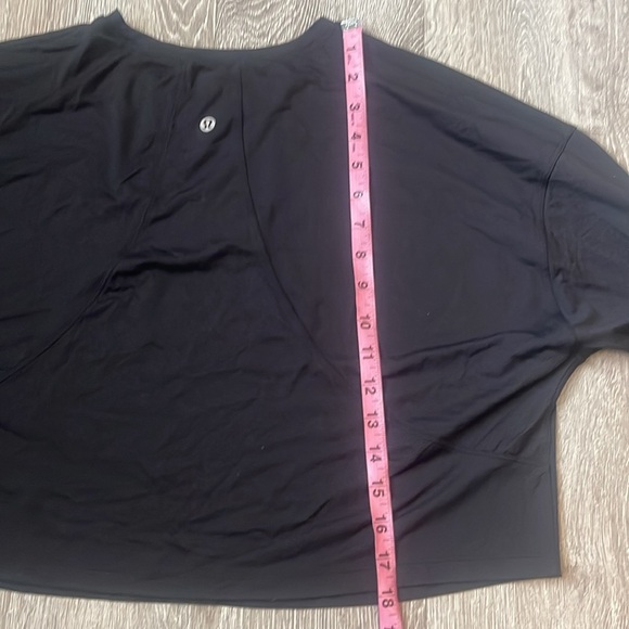Lululemon Muscle Love Long Sleeve size 6 oversized crop workout athlete - Picture 6 of 6
